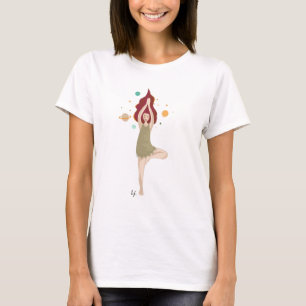 T-shirt Yoga Girl