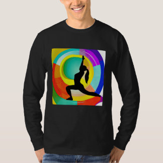 T-shirt Yoga Girl Female Sun Salutation Meditation Chakra 