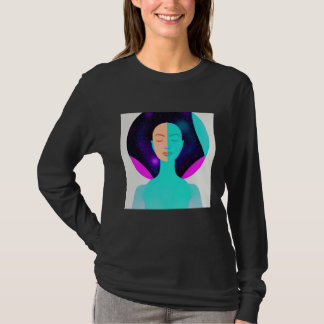 T-shirt Yoga Girl Female Sun Salutation Meditation Chakra 