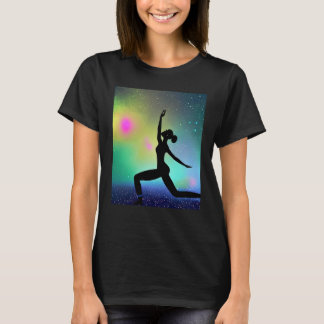 T-shirt Yoga Girl Female Sun Salutation Meditation Chakra 