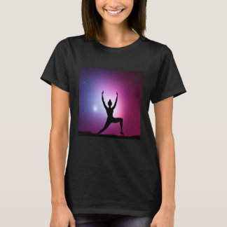 T-shirt Yoga Girl Female Sun Salutation Meditation Chakra 