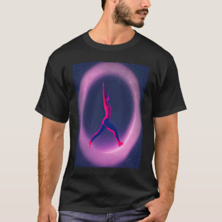 T-shirt Yoga Girl Female Sun Salutation Meditation Chakra 