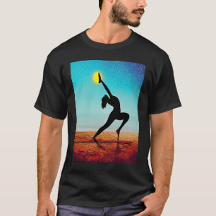 T-shirt Yoga Girl Femme Sun Salutation Méditation Chakra