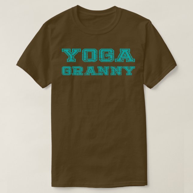 T-shirt Yoga Granny (Design devant)