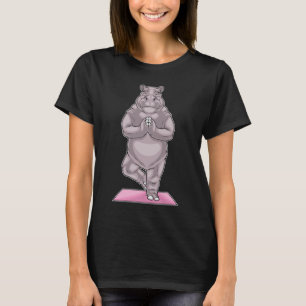 T-shirt Yoga Hippo