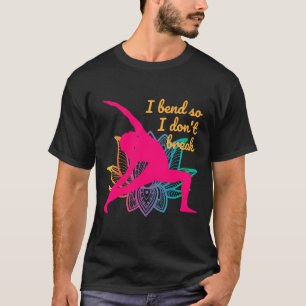 T-shirt Yoga Je Pente Donc Je Ne Passe Pas Relaxé Fit