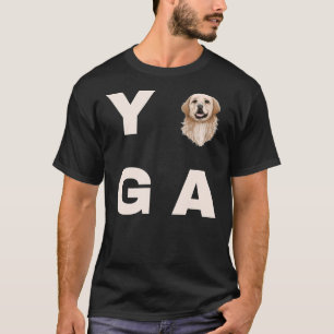 T-shirt Yoga Labrador Pour Yoga Et Labrador