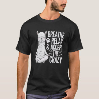 T-shirt Yoga Lama Namasté Méditation Zen Animalier Yoga In