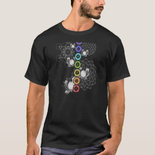 T-shirt Yoga Lotus Mandala Chakra