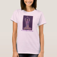 Yoga Lotus Pose En Violet Avec Citation Spirituell