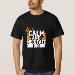 T-shirt Yoga Lover Restez Calme Et Méditez