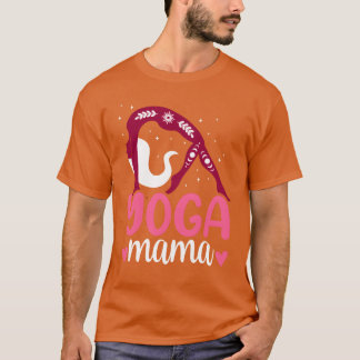T-shirt Yoga Mama Hobby Mère Maman Maman amis maman