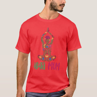 T-shirt Yoga Maman Hobby Mère Maman Famille