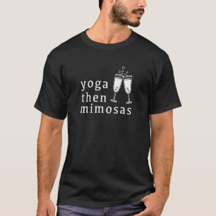 T-shirt Yoga Mignon puis Brunch Mimosas Bébé 1