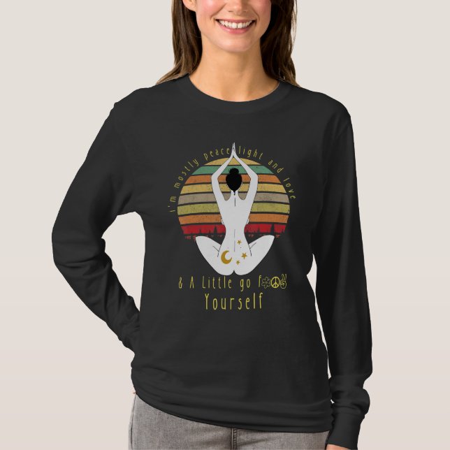 T-shirt Yoga Namaste Humor (Devant)