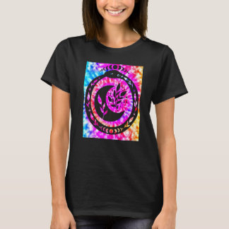 T-shirt Yoga Namaste Moon Cravate Die Buddha Snake