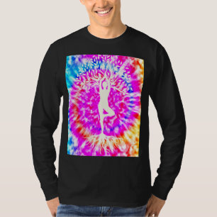 T-shirt Yoga Namaste Moon Cravate Die Buddha Tree