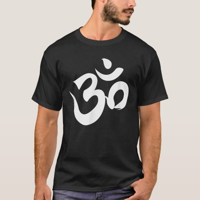 T-shirt Yoga Om Aum méditation Buddist Zen Namaste (Devant)