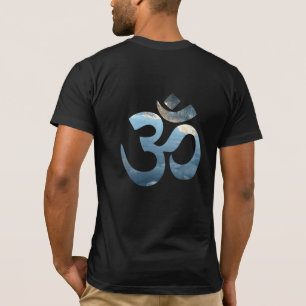 T-shirt Yoga Om Mantra Mens Bella Canvas Back Imprimer