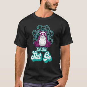 T-shirt Yoga Panda Méditation Pandas Mignons Animal Posit