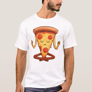 T-shirt Yoga Pizza Slice Design de dessin