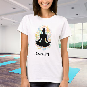 T-shirt Yoga pose tourbillons nom