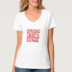 T-shirt Yoga Quotidien pour l'Équilibre du Corps et de l'E