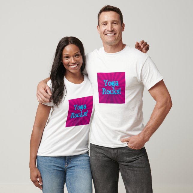T-shirt Yoga Rocks ! - Tops de Yoga mignon (Unisexe)