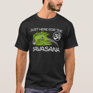 T-shirt Yoga Savasana Parrot Dusky dirigé Conure