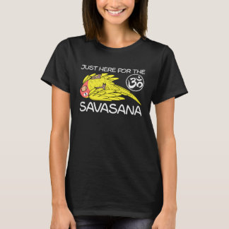 T-shirt Yoga Savasana Parrot Peach faced Yellow Lutino Lov