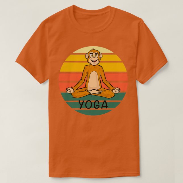 T-shirt Yoga Shirt Namaste Shirt Yoga Meditch Shirt Yog (Design devant)
