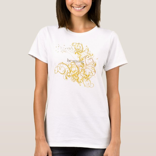 T-shirt Yoga Speak : Yellow Strength Chakra Tee (Devant)