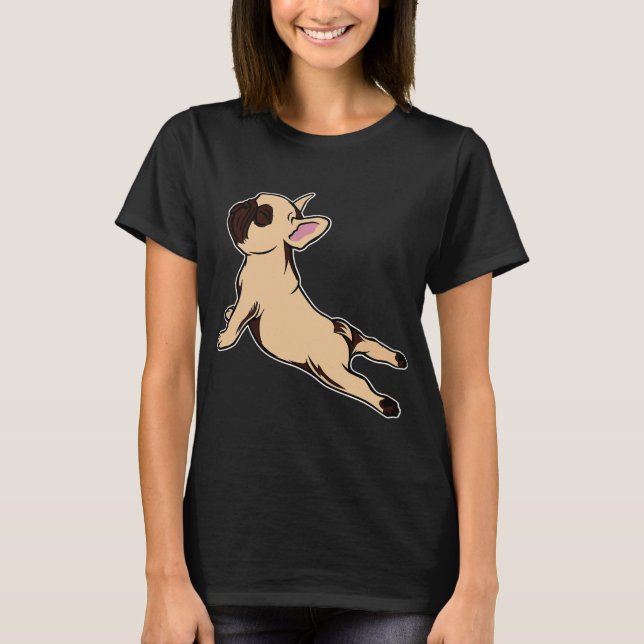 T-shirt Yoga Stretch Frenchie 656 (Devant)