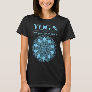 T-shirt Yoga Trouvez Votre Yoga De Paix Intérieur Dans Mon