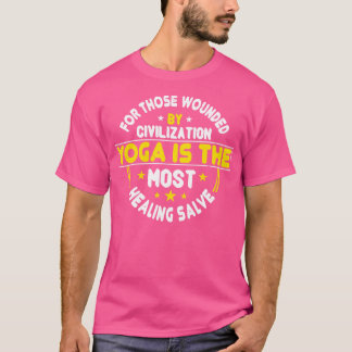 T-shirt Yoga Yoga Est Le Salve Le Plus Guérison