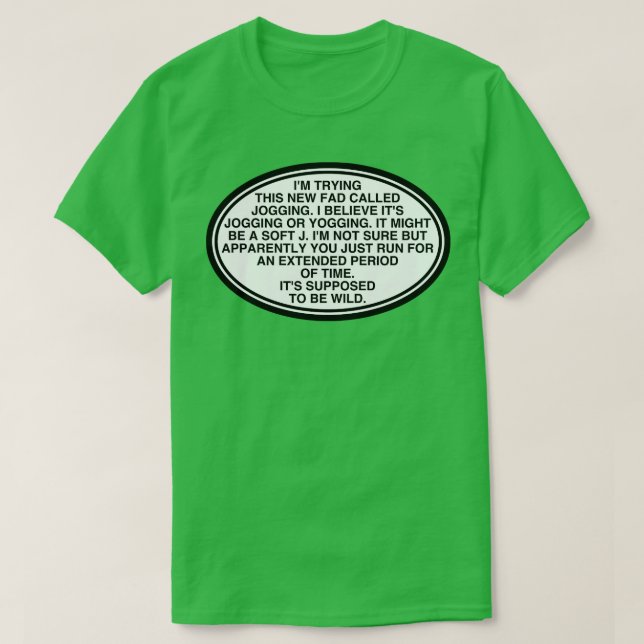 T-shirt Yogging Son supposé être sauvage (Design devant)