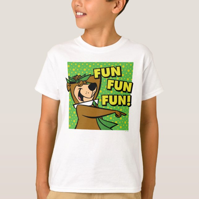 T-shirt Yogi Bear Fun Amusant (Devant)