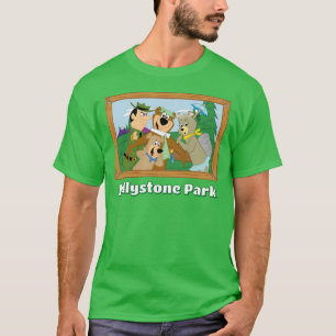 T-shirt Yogi Ours et amis encadrés photo de la forêt