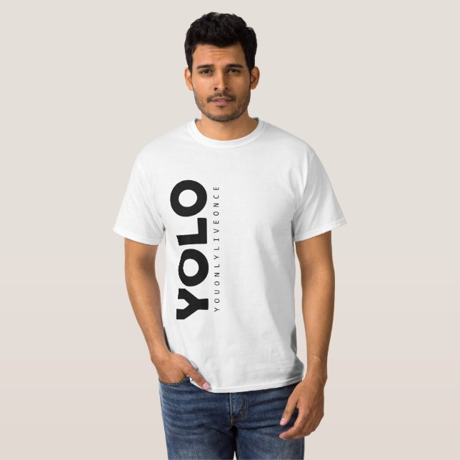 T-shirt YOLO (Devant entier)