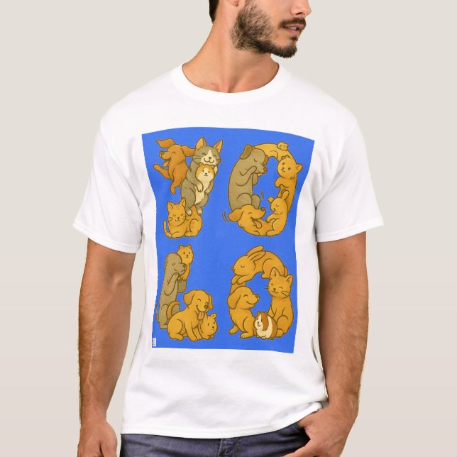 T-shirt YOLO animal de compagnie (Devant)