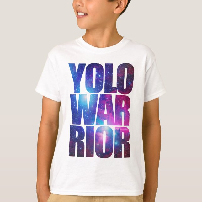 T-shirt YOLOWARRIOR - Cosmos (Devant)