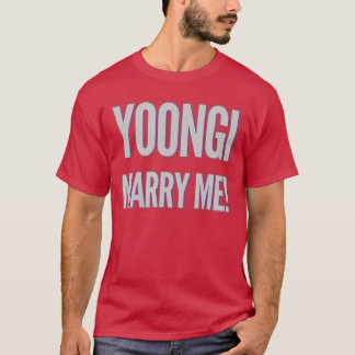 T-shirt Yoongi Marry Me gift