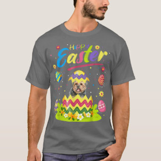 T-shirt Yorkie Amoureux des chiens Drôle Oeuf de Pâques Yo