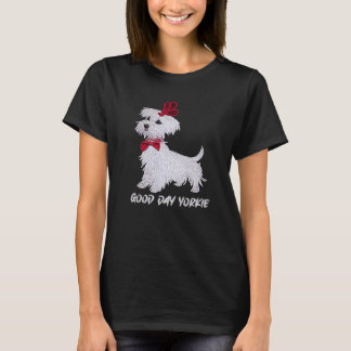 T-shirt Yorkie Bonjour