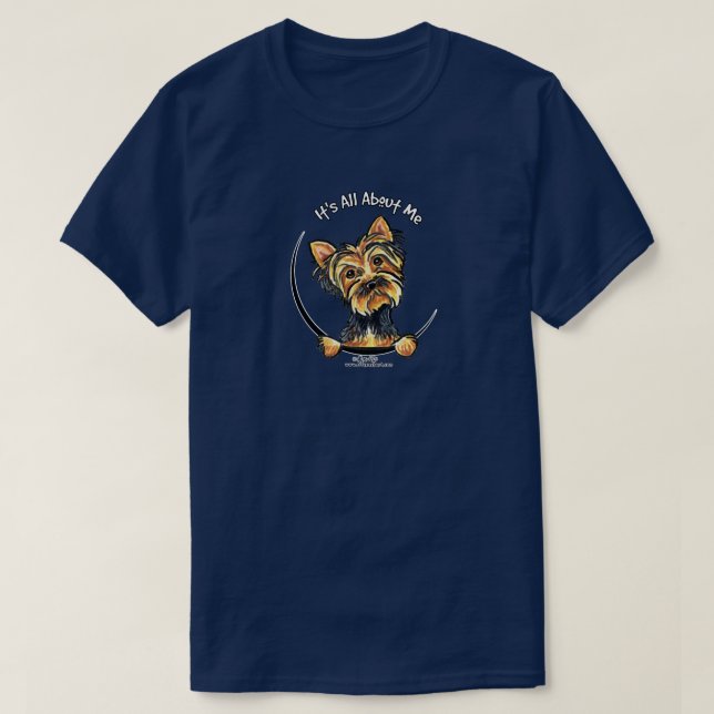 T-shirt Yorkie C'Est Tout Pour Moi (Design devant)