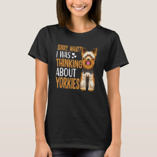 T-shirt Yorkie Dog Apparel For Yorkshire Terrier Owner