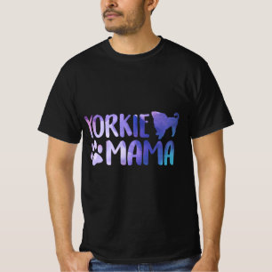 T-shirt Yorkie Mama Yorkshire Maltese Terrier Chien Maman 