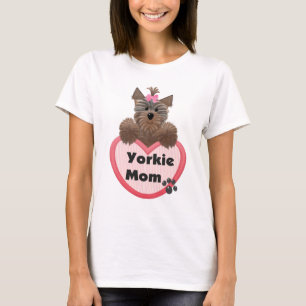 T-shirt Yorkie Maman