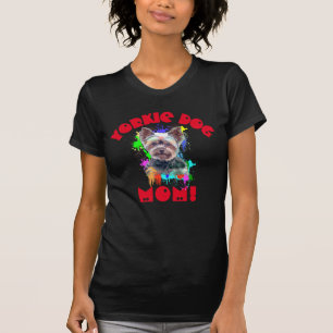 T-shirt Yorkie Maman Amoureux des chiens Meilleur Chien Ma