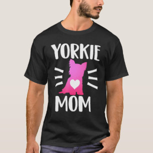 T-shirt Yorkie Mom Cute Yorkshire Terrier Chien propriétai
